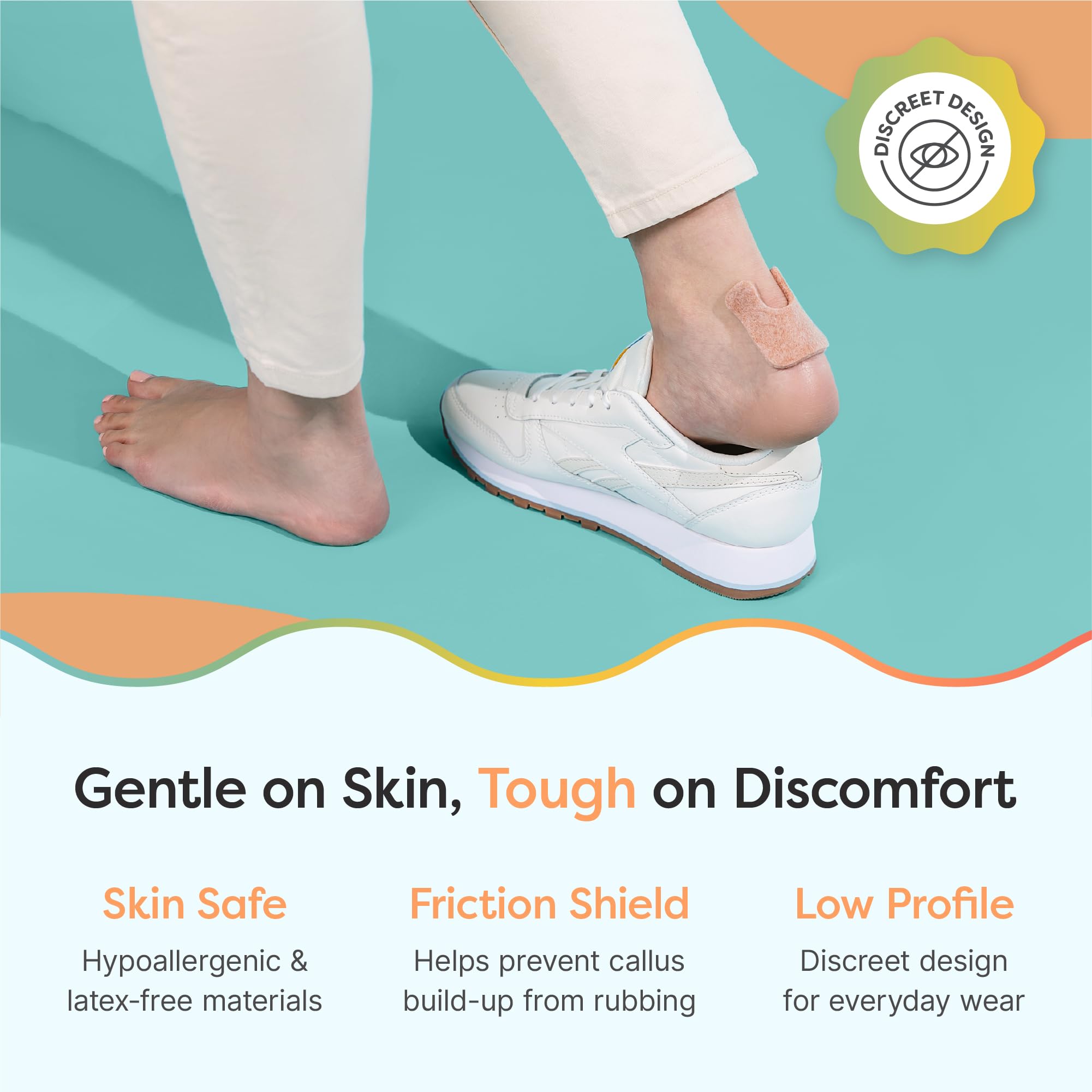 ZenToes U-Shaped Callus Pads 24 Pack | Relieve Foot Pain & Friction Instantly - Image 4