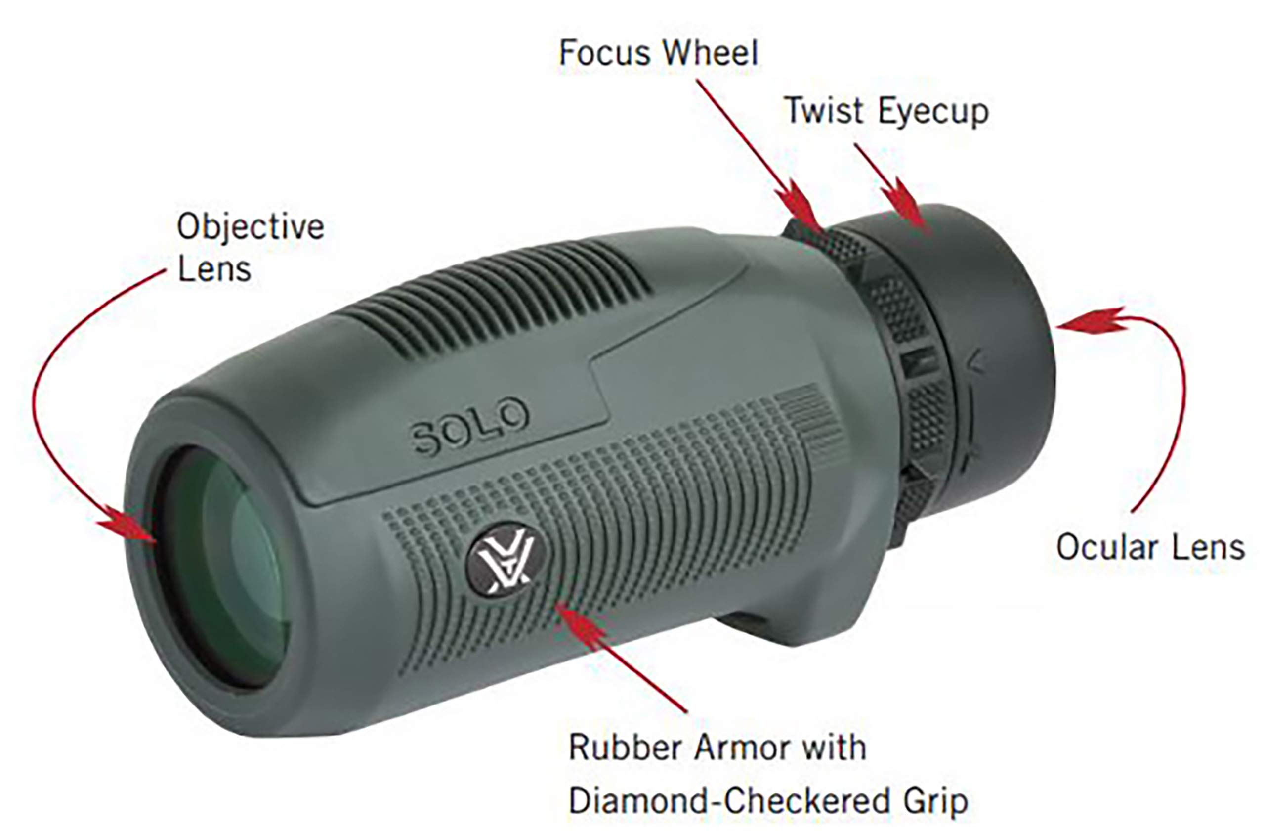 Vortex Optics Solo 10x25 Monocular | Crystal Clear Views, Built Tough for Adventure - Image 5