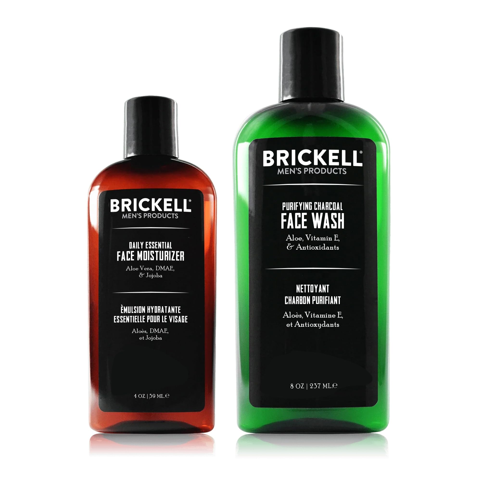 Brickell Men's Daily Essential Face Care Routine II | Natural & Organic Skincare for Men