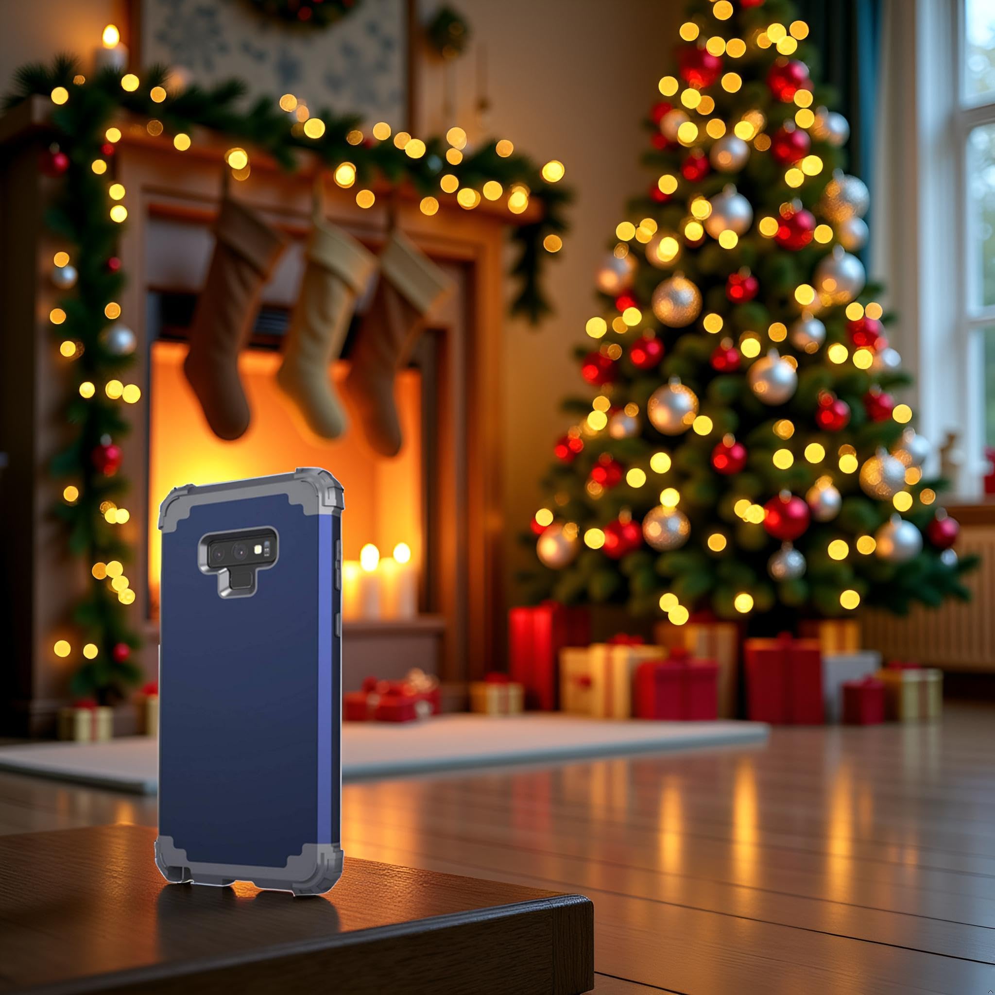 IDweel for Galaxy Note 9 Case - 3-in-1 Shockproof Blue | Ultimate Protection for Men - Image 5