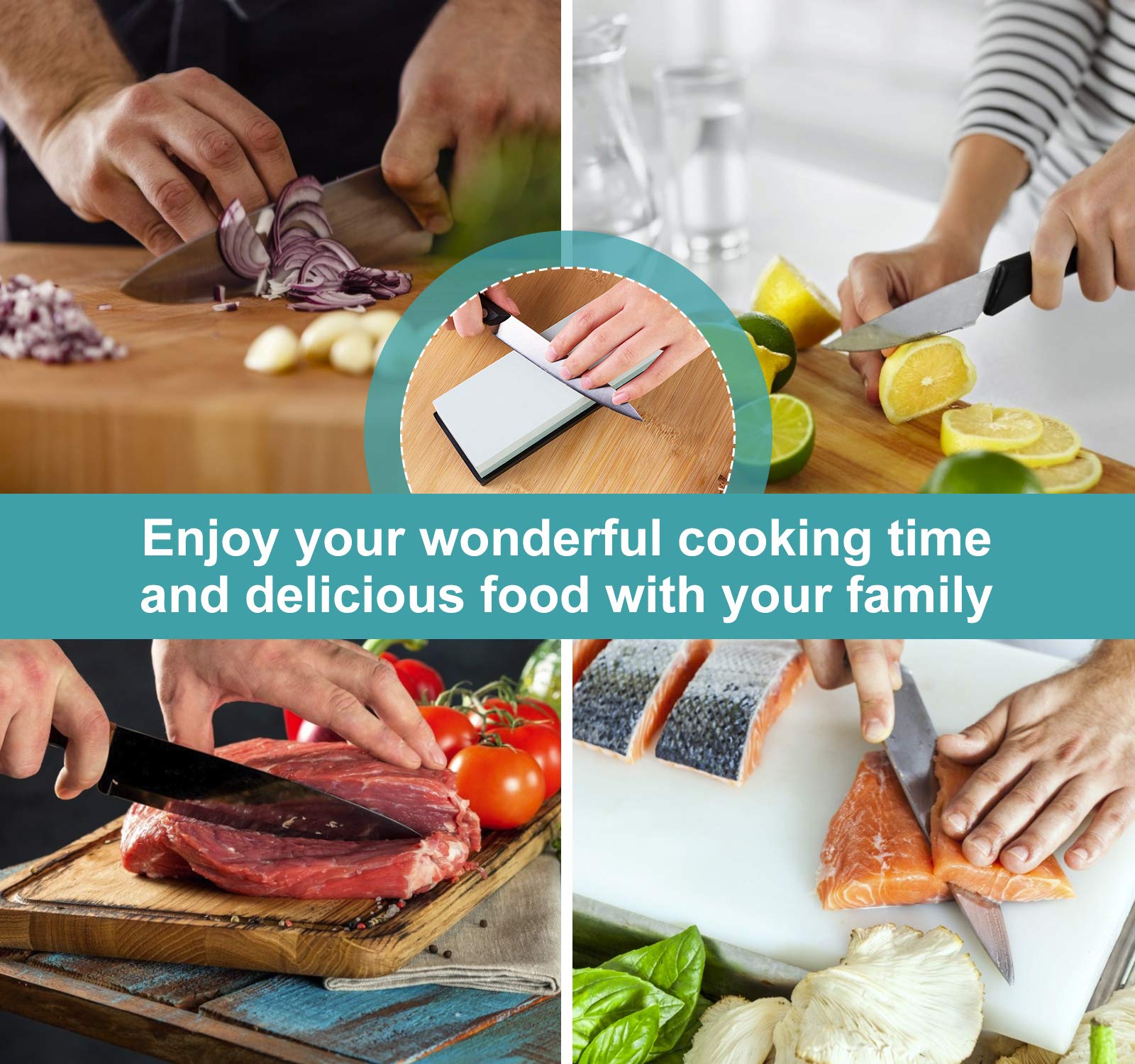 MIDO PROFESSIONAL ABRASIVE Knife Sharpening Stone 400/1000 Grit | Restore Razor Sharpness - Image 6