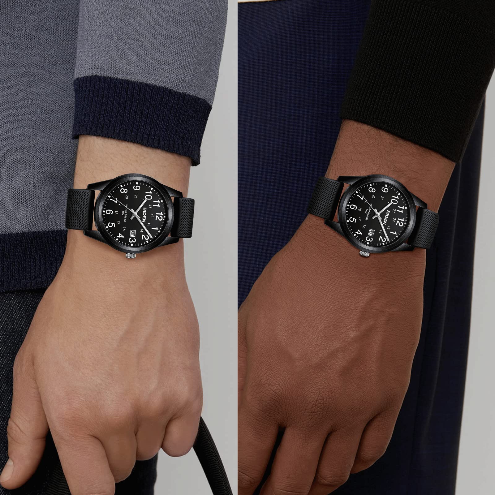 Men's Classic Watch 40mm Case | Crystal Clear Dial, Premium Quality - Image 6