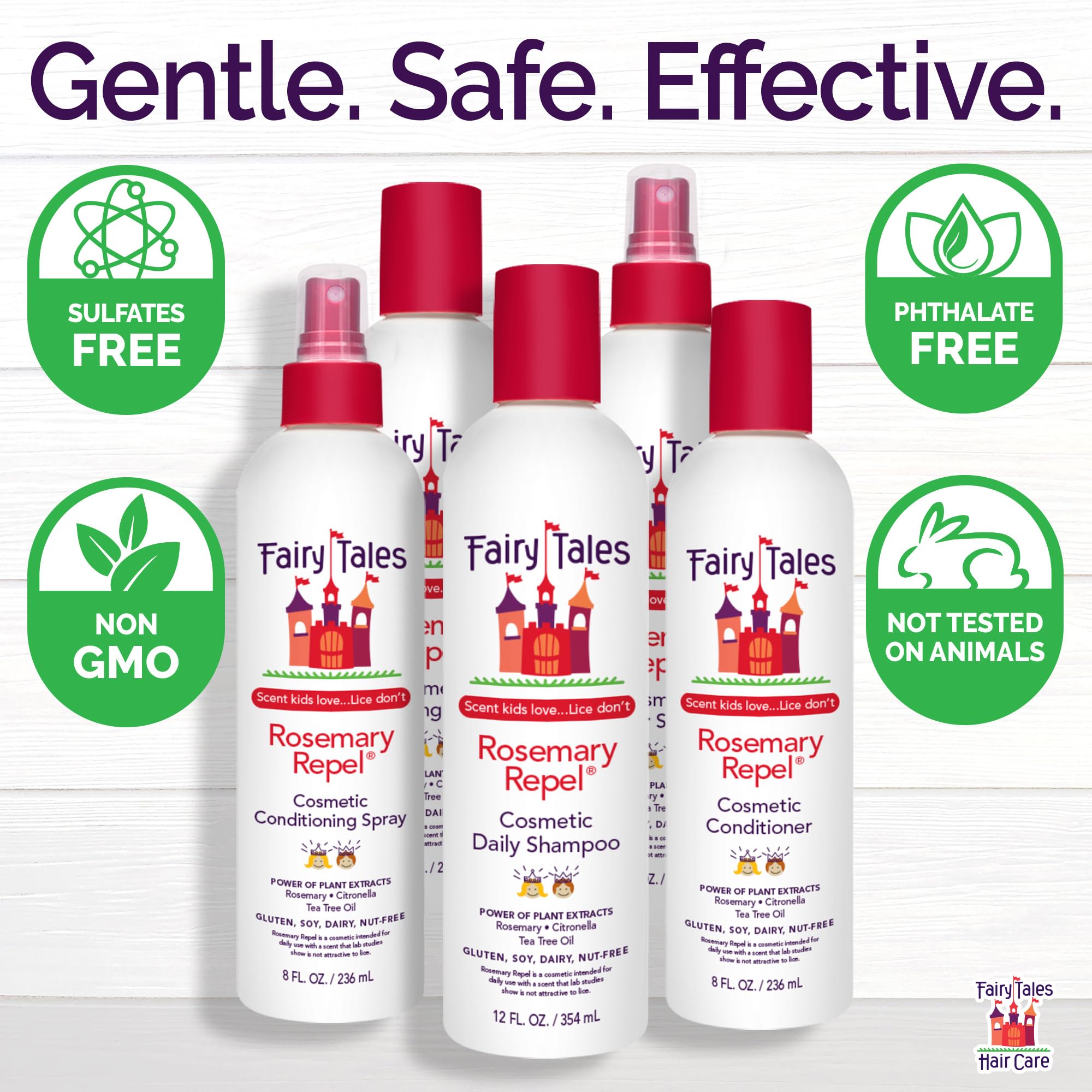 Fairy Tales Rosemary Repel Conditioning Spray 237ml (8 fl oz) | Gentle Lice Defense - Image 5