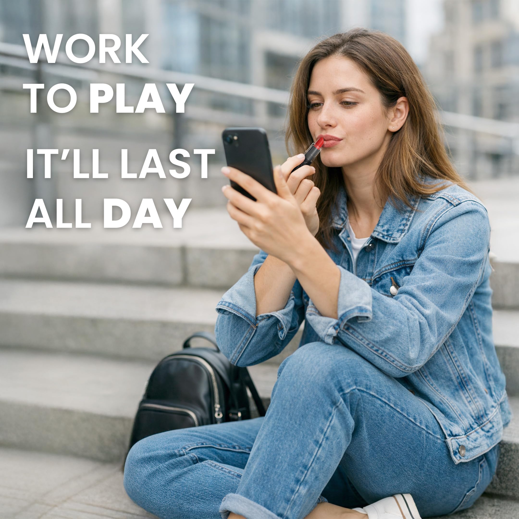 MOODmatcher LIVAURA Color Changing Lipstick Light Blue | Hydrates & Transforms Lips Instantly - Image 4