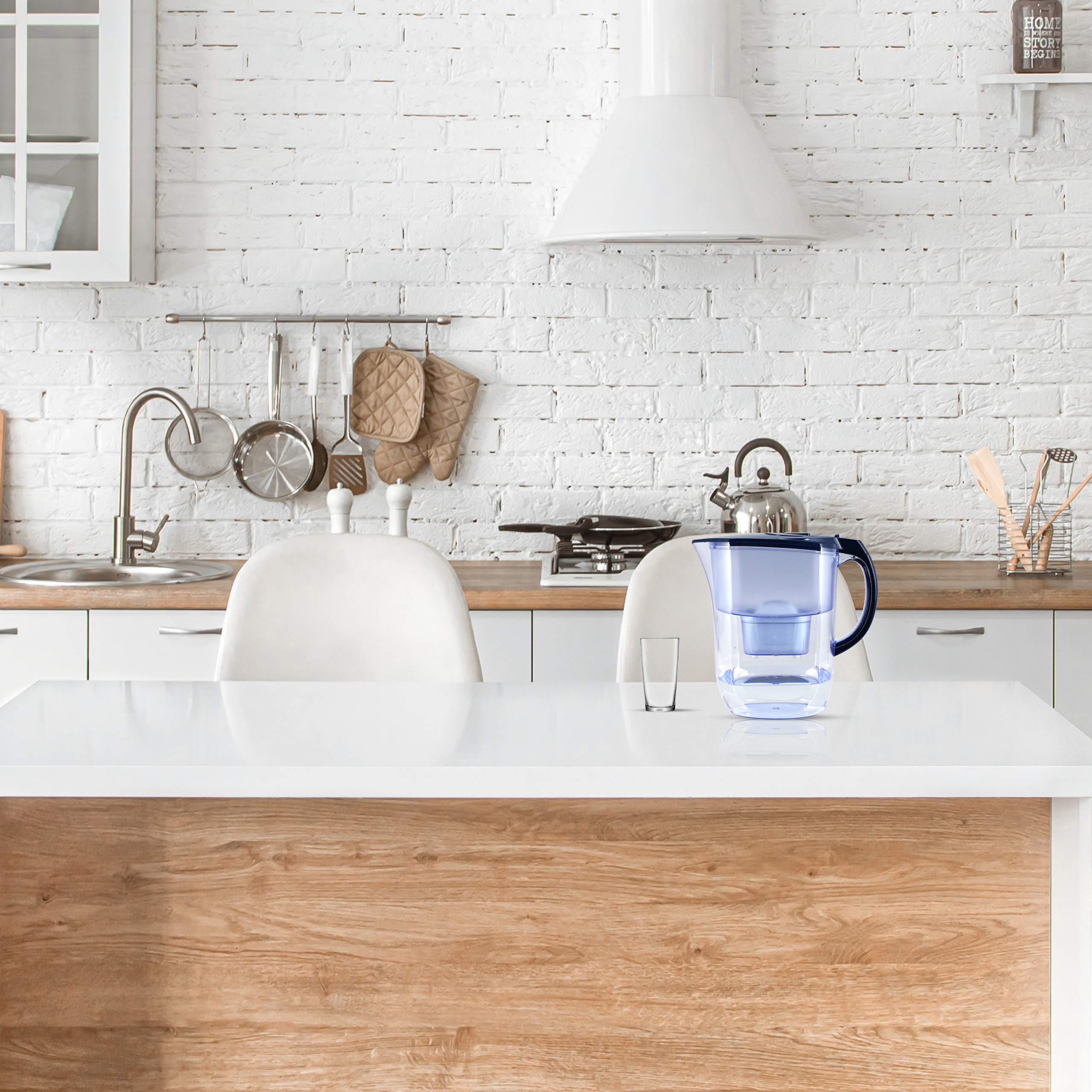 EHM Ultra Premium Alkaline Water Filter Pitcher 3.8L (1 Gallon) | Pure, Toxin-Free Mineralized Water in Minutes - Image 5